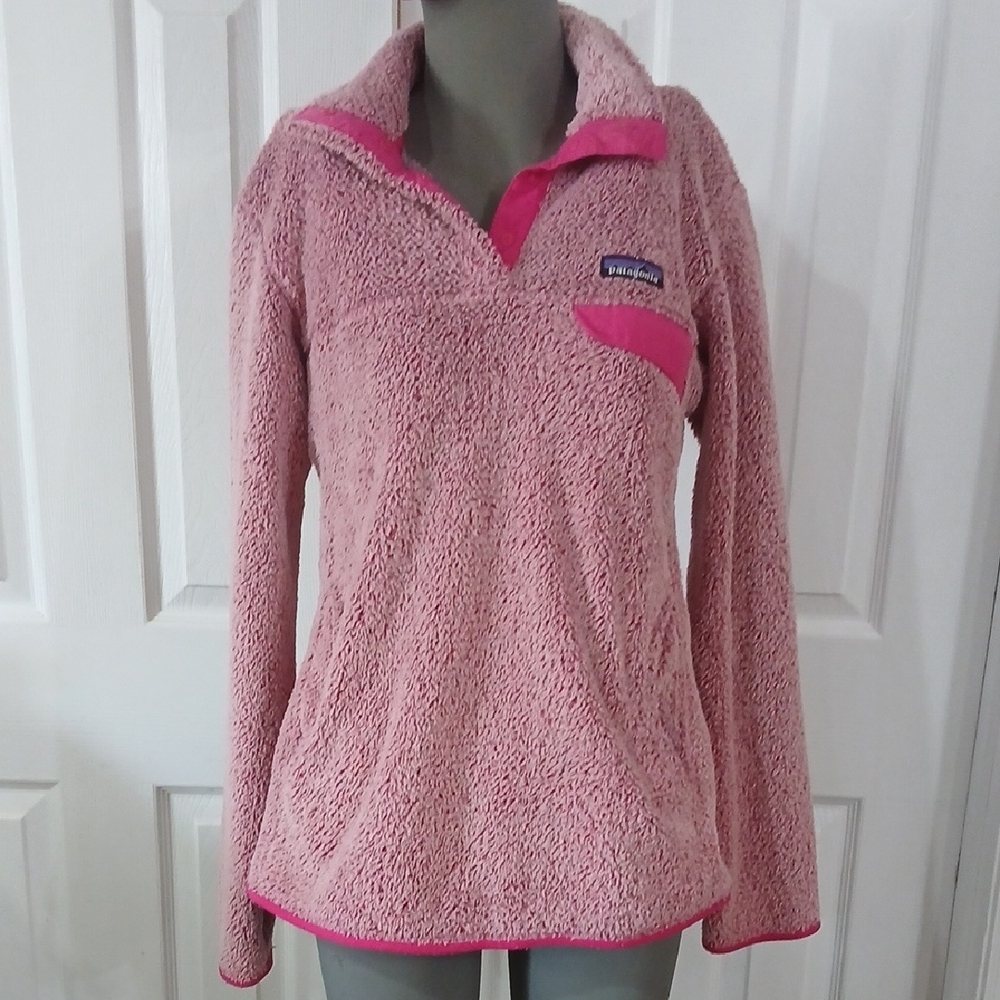 Patagonia Pink Fleece Pullover